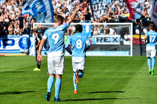 Malmö FFs Markus Rosenberg jublar