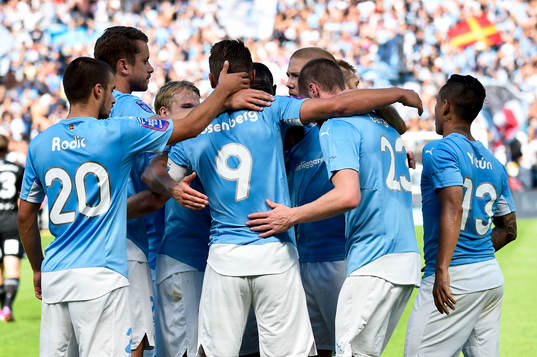 Malmö FFs Markus Rosenberg jublar