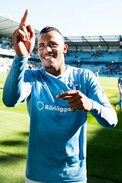 Malmö FFs Felipe Carvalho jublar