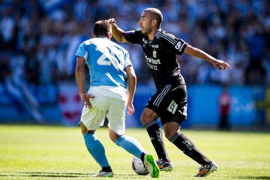 IFK Göteborgs Haitam Aleesami och Malmö FFs Vladimir Rodic