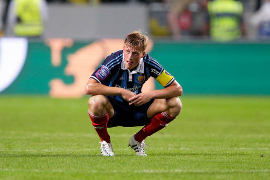 Djurgårdens Emil Bergström deppar