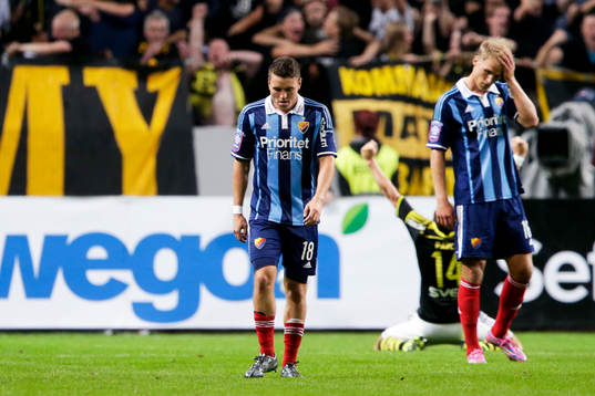 Djurgårdens Kerim Mrabti deppar