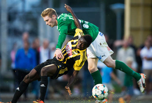 s Joel Svensson i matchen i division 2 mellan IFK