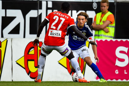 Sundsvalls Robbin Sellin och Kalmars Papa Alioune Diouf