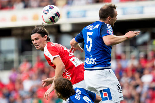 Kalmars Marcus Antonsson och Sundsvalls Dennis Olsson och
