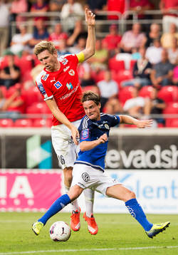 Kalmars David Elm  och Sundsvalls Eric Larsson