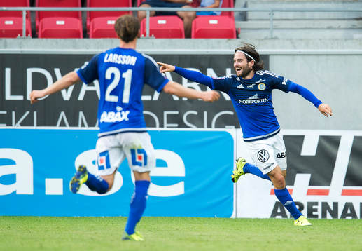 Sundsvalls Robbin Sellin jublar