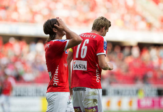 Kalmars Marcus Antonsson och Viktor Elm deppar