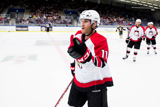Malmö Redhawks Joey Tenute jublar