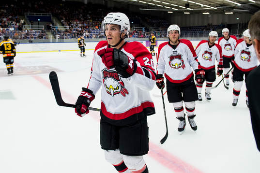 Malmö Redhawks Henrik Hetta jublar