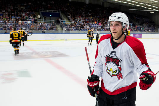 Malmö Redhawks Frederik Storm jublar