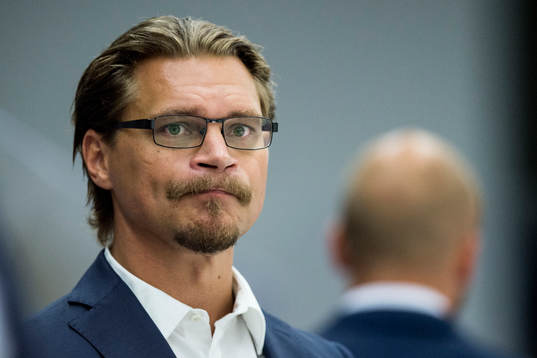 Malmö Redhawks tränare Björn Hellkvist deppar
