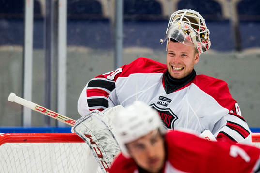 Malmö Redhawks målvakt Pontus Sjögren