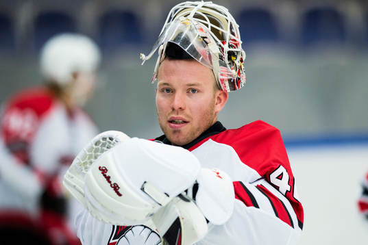 Malmö Redhawks målvakt Pontus Sjögren