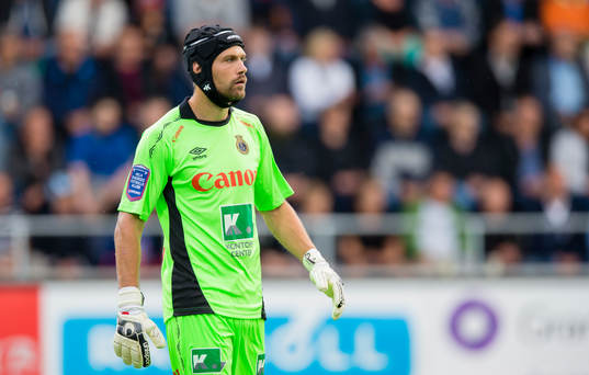 Gefles målvakt Emil Hedvall