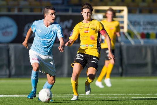 Malmö FFs Granit Stagova och Elfsborgs Rasmus Rosenqvist