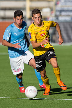 Elfsborgs Arian Kabashi och Malmö FFs Onur Körhan