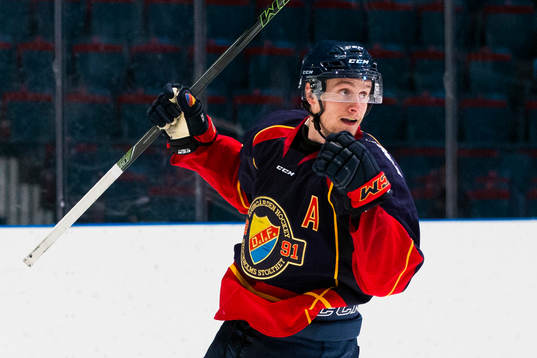 Djurgårdens Alexander Fällström jublar