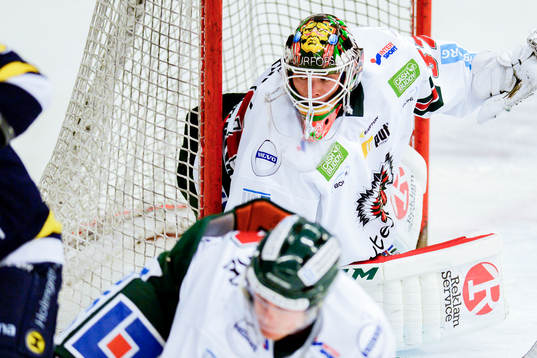 Frölundas målvakt Johan Gustafsson