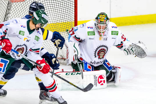 Frölundas målvakt Johan Gustafsson