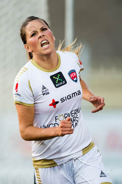 Rosengårds Sara Björk Gunnarsdottir deppar