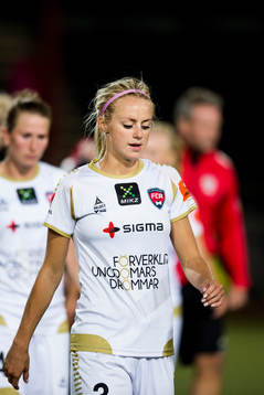 Rosengårds Amanda Ilestedt deppar