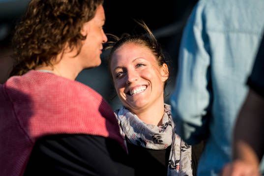 Rosengårds nyförvärv Josee Belanger skrattar på