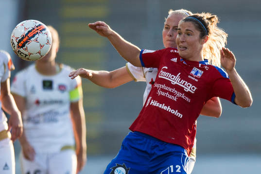 Rosengårds Ebba Wieder och Vittsjös Jane Ross