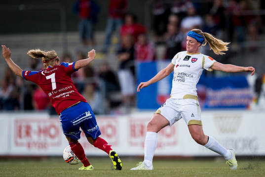 Vittsjös Therese Björck och Rosengårds Kirsten Van De Ven