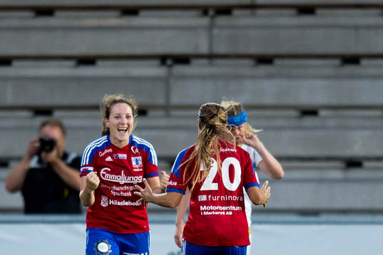 Vittsjös Antonia Göransson jublar