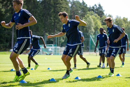 IFK Göteborgs Mikael Boman, Mads Albaek och Victor Sköld