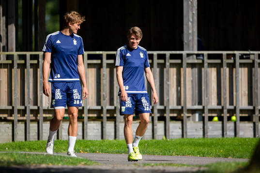 IFK Göteborgs Thomas Rogne och Riku Riski