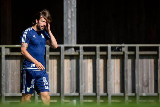IFK Göteborgs skadade lagkapten Mattias Bjärsmyr