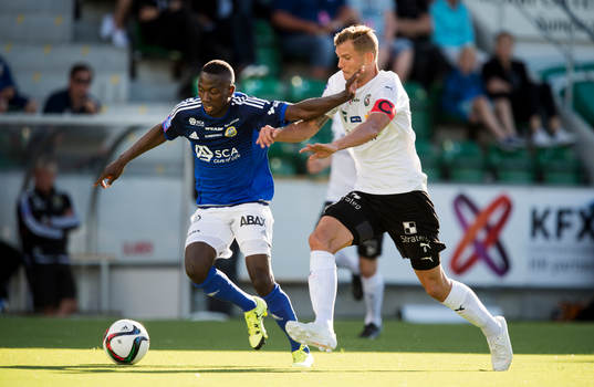 Sundsvalls Pa Amat Dibba och Örebros Robert Åhman Persson