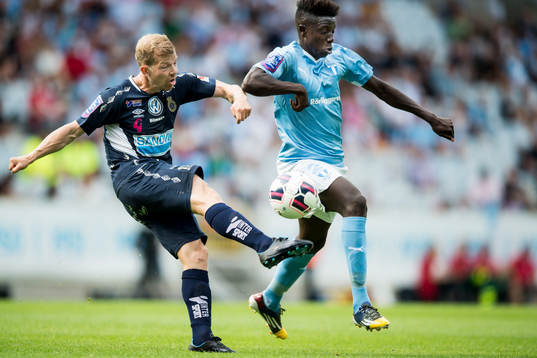 Gefles Jonas Lantto och Malmö FFs Pa Konate