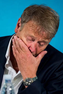 Malmö FFs tränare Åge Hareide deppar