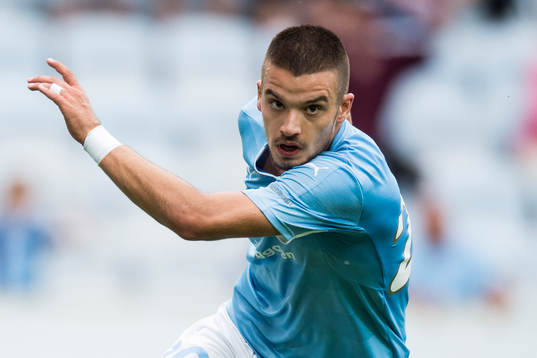 Malmö FFs Vladimir Rodic jublar