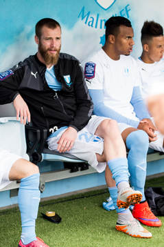 Malmö FFs Jo Inge Berget på bänken