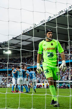 Malmö FFs spelare jublar