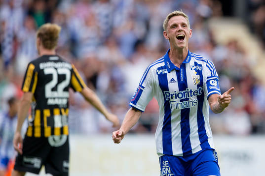 IFK Göteborgs Sören Rieks jublar