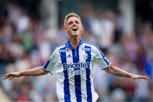 IFK Göteborgs Sören Rieks jublar