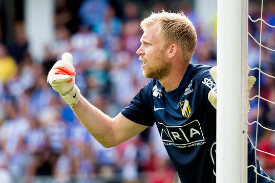 Häckens målvakt Peter Abrahamsson