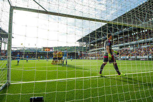 Elfsborgs spelaren jublar