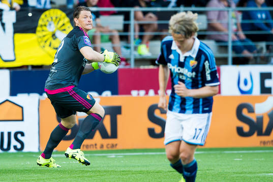 Djurgårdens målvakt Kenneth Høie