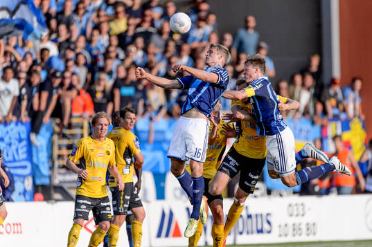 Djurgårdens Sebastian Andersson och Emil Bergström