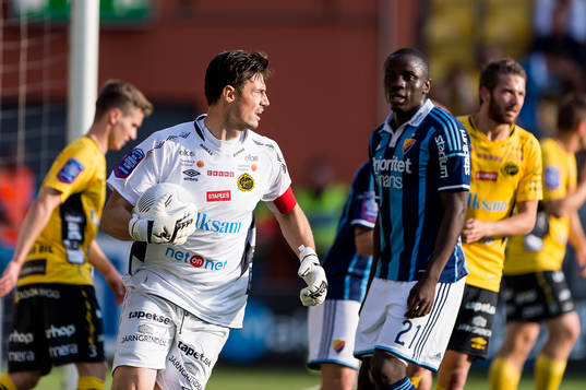 Elfsborgs målvakt Kevin Stuhr Ellegaard