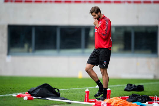 Mikael Dahlberg deltog inte på träningen