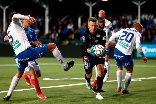 Åtvidabergs målvakt Gustav Jansson