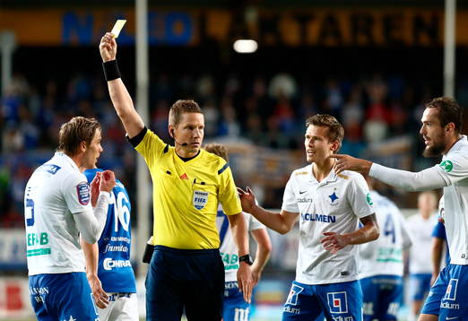 Domare Martin Strömbergsson ger Norrköpings Christoffer