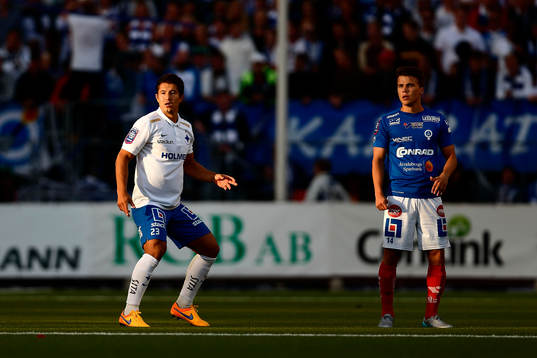 Norrköpings David Boo Wiklander och Åtvidabergs Simon